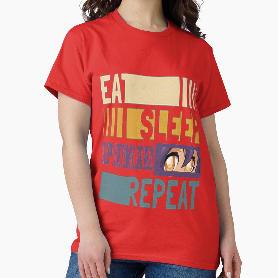 Eat Sleep Aphmau Repeat T-shirt - Image 5