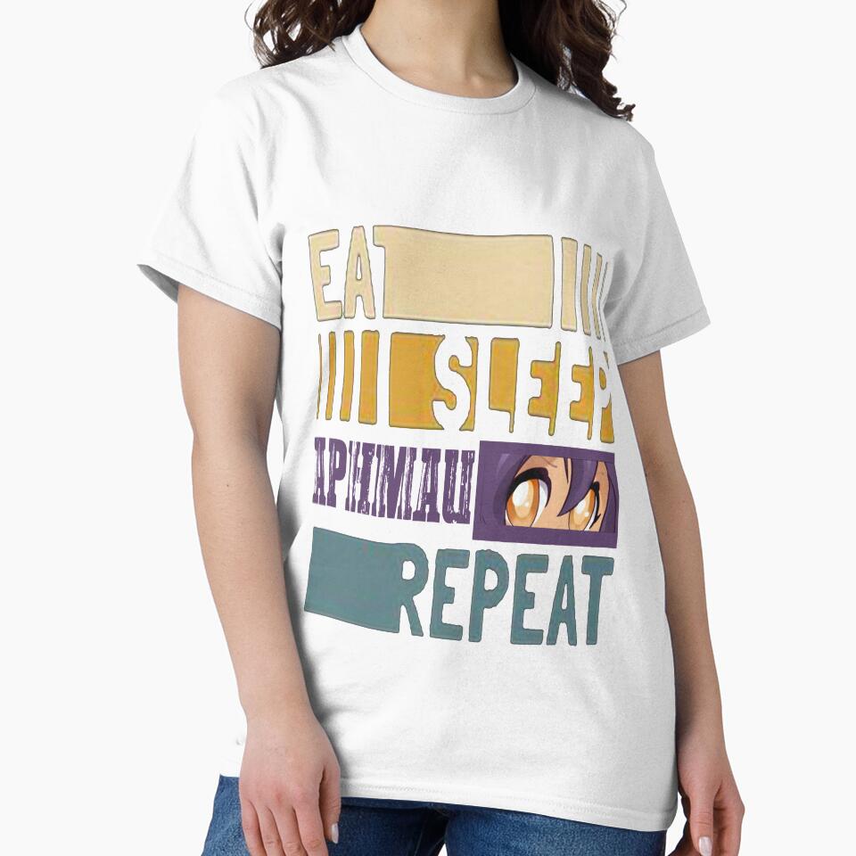 Eat Sleep Aphmau Repeat T-shirt - Image 2