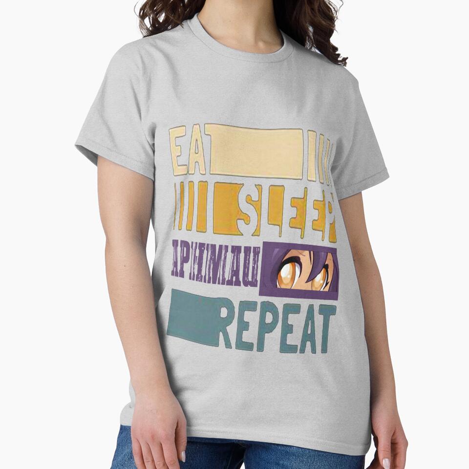Eat Sleep Aphmau Repeat T-shirt - Image 3