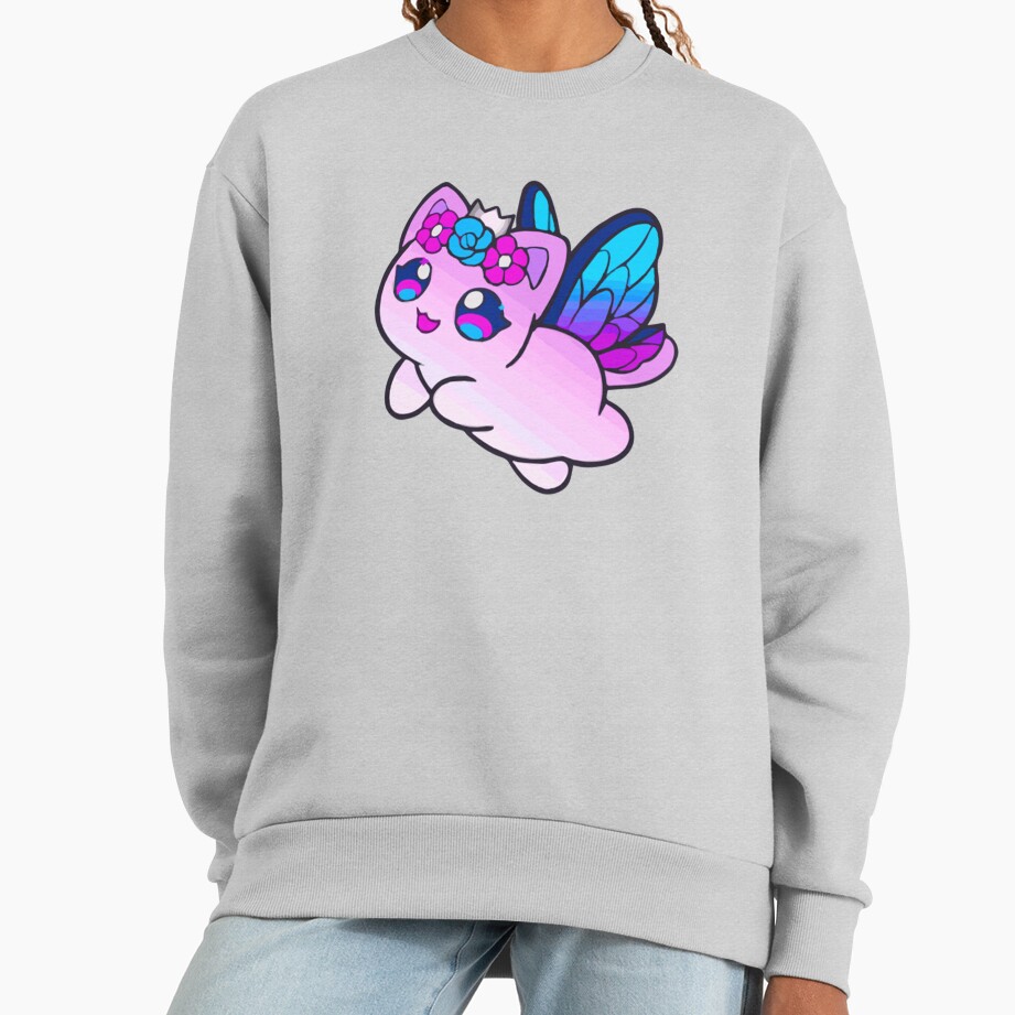 Cute Aphmau Cat Colorful Sweatshirt - Image 4