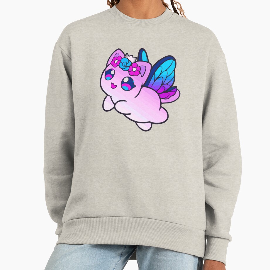 Cute Aphmau Cat Colorful Sweatshirt - Image 3