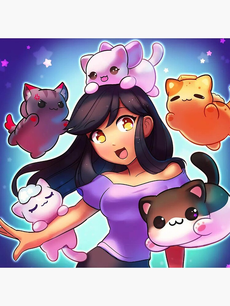 Aphmau With The Cat Throw Pillow - Image 2