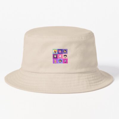 Aphmau Collection Mosaik Aaron Zane Kawaii Bucket Hat