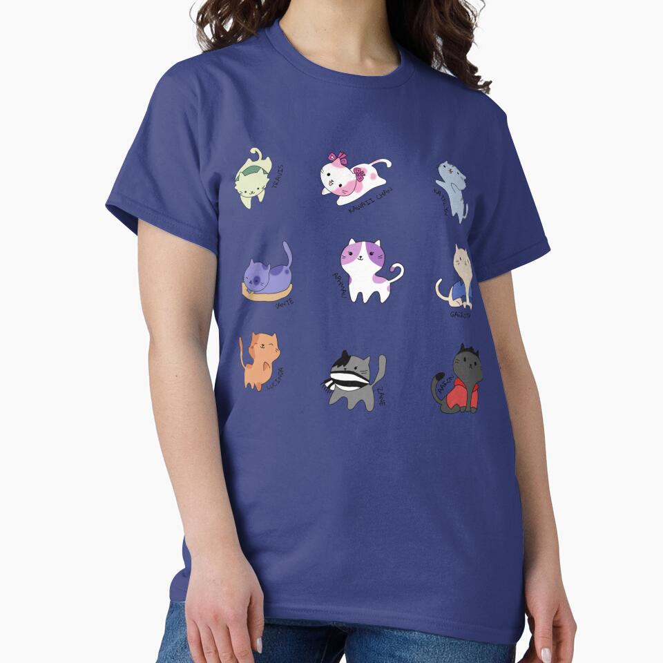 Aphmau Mystreet Cats Garroth Dante T-shirt - Image 4
