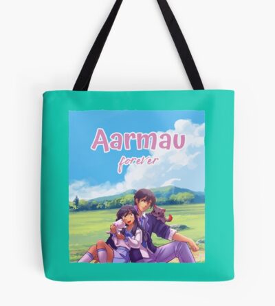 Aphmau And Aaron With Plushies Aarmau And Cats Tote Bag