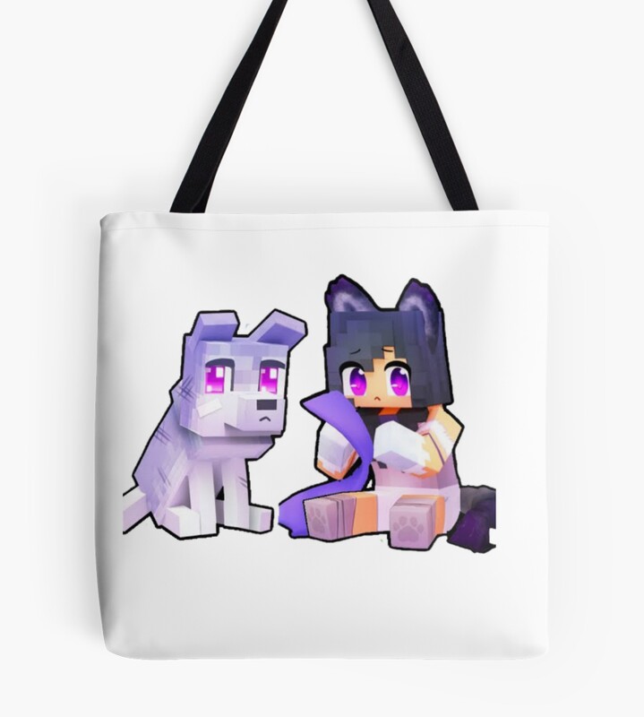 Aphmau Cat Minecraft Design Tote Bag