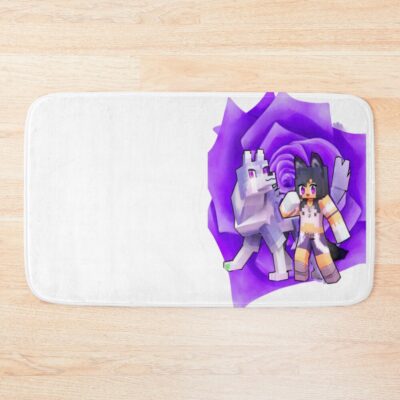 Aphmau And Dog Minecraft Bath Mat