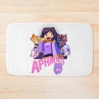 Cute Aphmau With Pets Bath Mat