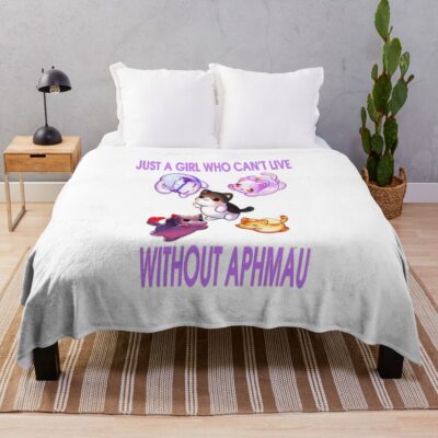 Just A Girl Who Loves Aphmau Throw Blanket