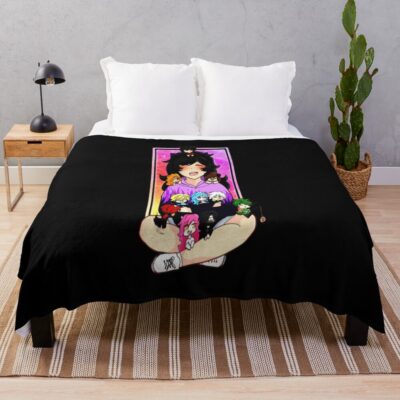 Aphmau And Friends Gaming Throw Blanket