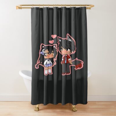 Aphmau And Aaron Mystreet Aarmau Love Shower Curtain