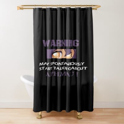 Warning Aphmau Vintage Design Shower Curtain