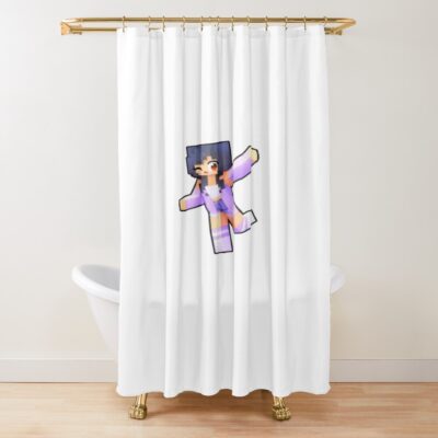 Aphmau Cat Minecraft Adorable Shower Curtain
