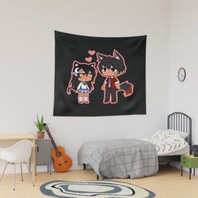 Aphmau And Aaron Mystreet Aarmau Love Tapestry