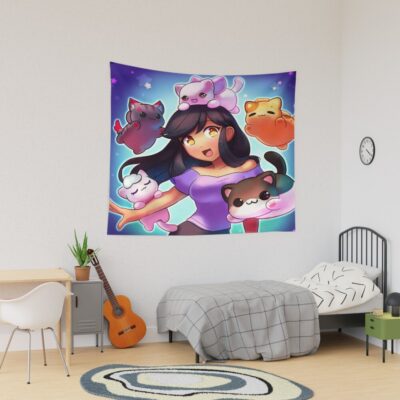 Aphmau With The Cat Tapestry