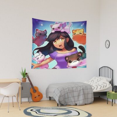 Aphmau With Pets Tapestry