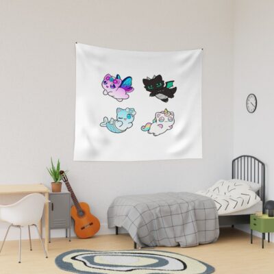 Meemeows Aphmau Cat Plush Pack Tapestry