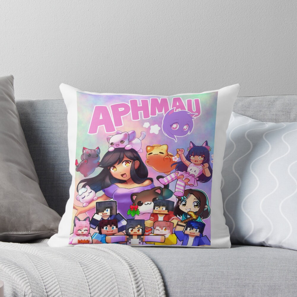On Trending Aphmau Art Throw Pillow