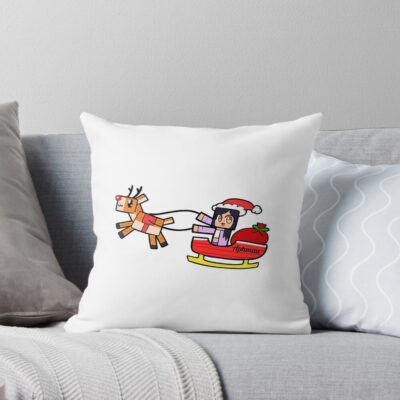 Aphmau Christmas Santa Throw Pillow