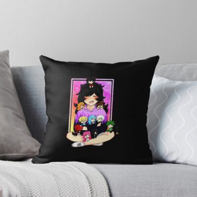 Aphmau And Friends Gaming Throw Pillow