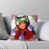 Aphmau Cat Flower Design Throw Pillow